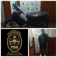 Aprehenden a un hombre que circulaba en una moto con el motor y cuadro suprimido