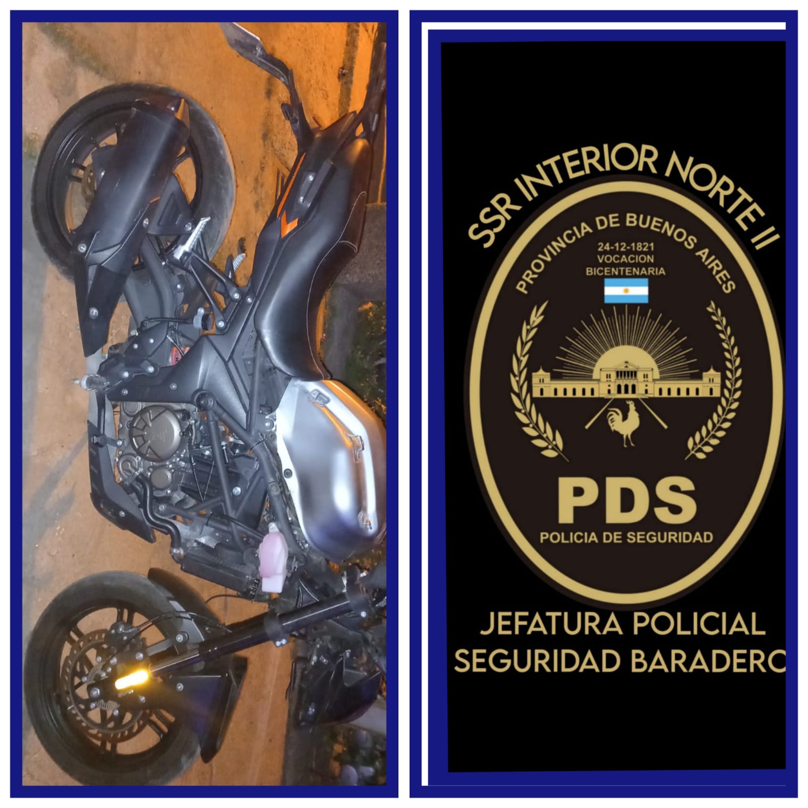 Encuentran una moto con pedido de secuestro