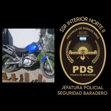 Encuentran otra moto con pedido de secuestro