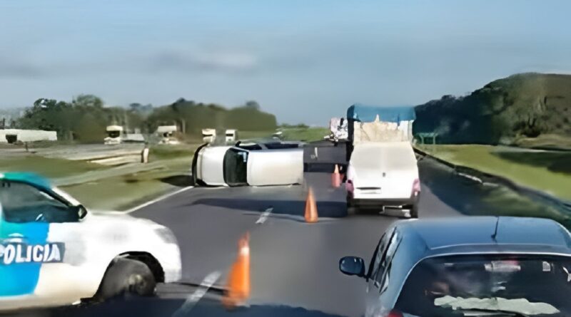 Baradero: una familia hospitalizada tras grave accidente en la Ruta 9