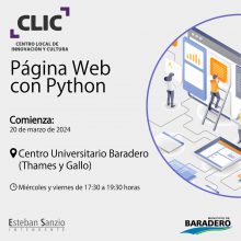 Nuevos cursos del CLIC el Centro Universitario Baradero