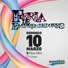 Este domingo se realizará la Feria de Emprendedores en Plaza Mitre