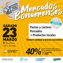 Nueva edición de Mercados Bonaerenses en Plaza Mitre
