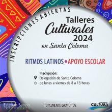Inscripciones abiertas para los talleres culturales 2024
