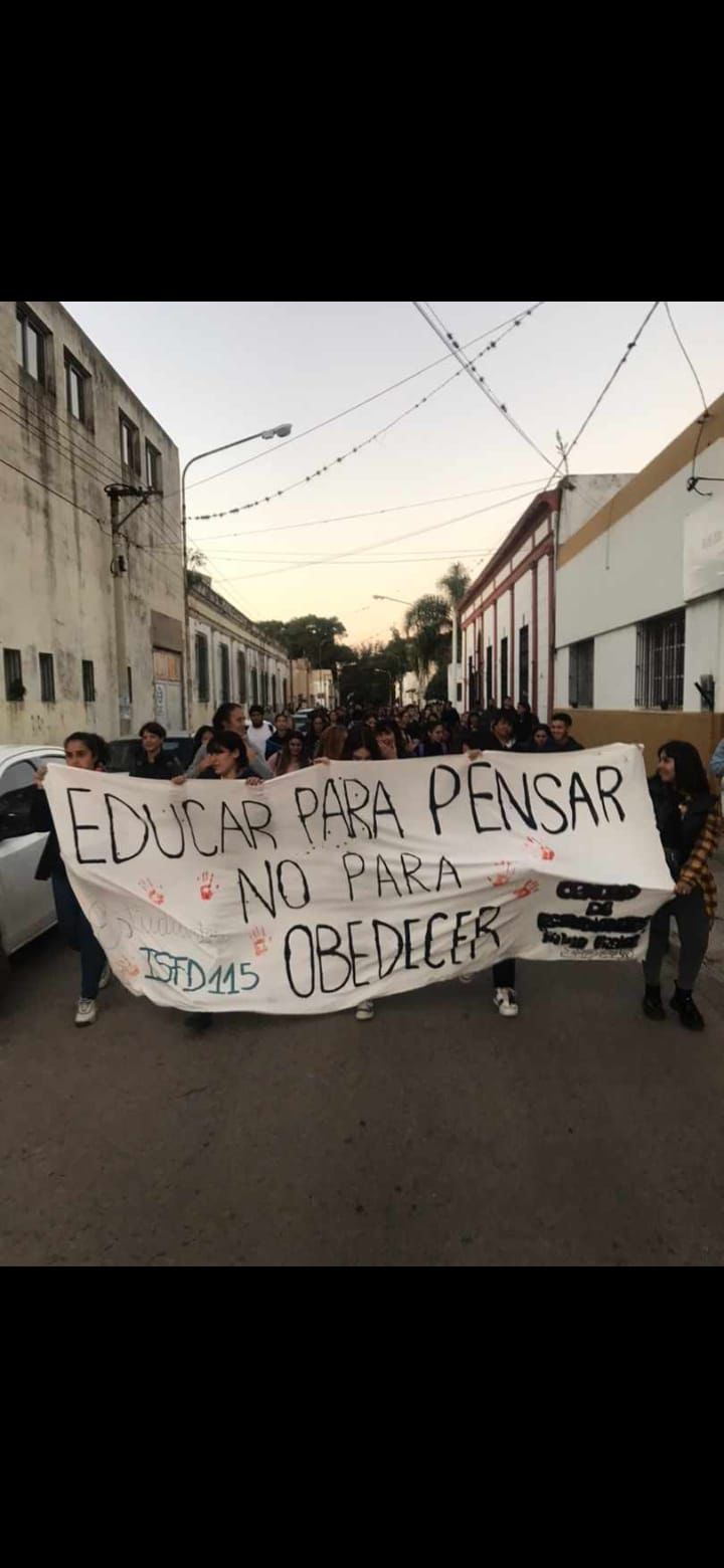 Marcha federal en defensa de la educación pública.