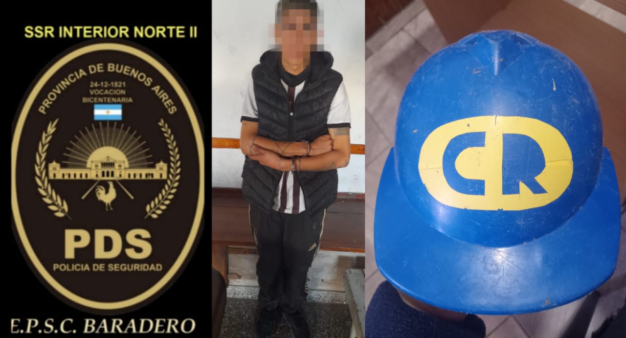 Un aprehendido por robo en una obra en construcción paralizada