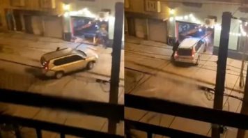 Relato salvaje en Campana: lo echaron de un bar y estrelló el local con su camioneta