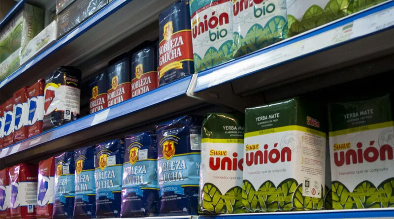 La venta de yerba mate en los supermercados cayó un 30%