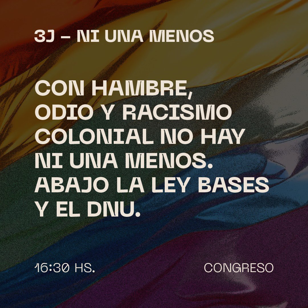 NI UNA MENOS CONVOCA AL CONGRESO