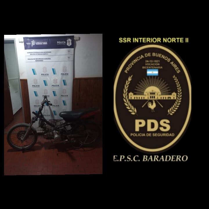 En un allanamiento encuentran una moto con pedido de secuestro
