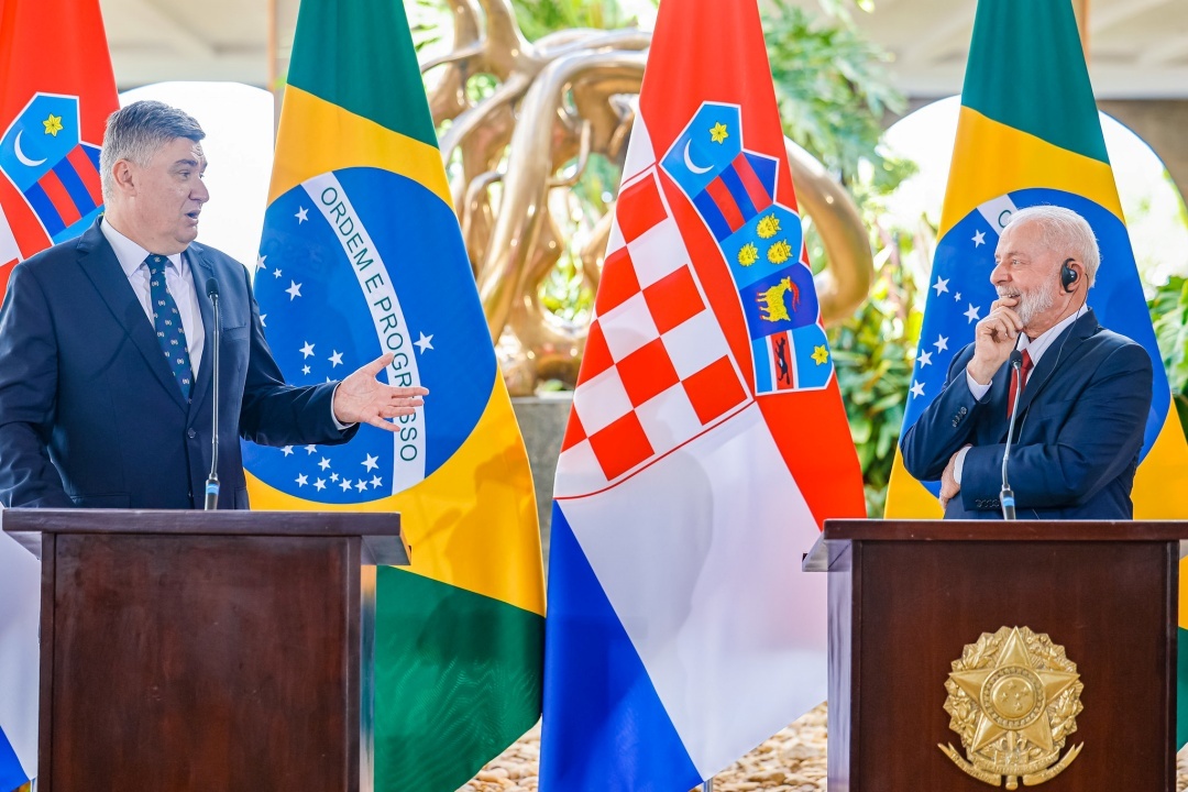 LULA RECIBIÓ AL PRESIDENTE DE CROACIA