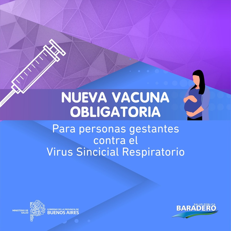 ¡vacunate contra el Virus Sincicial Respiratorio!