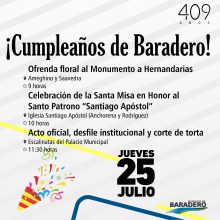 Invitación para instituciones: Desfile del  409° Aniversario