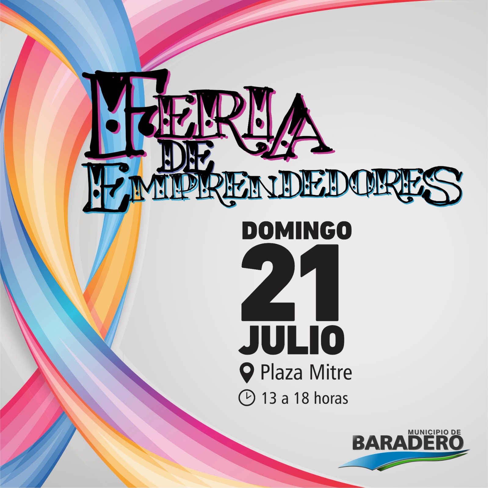 Domingo 21 desde las 13 hs Feria de Emprendedores en Plaza Mitre