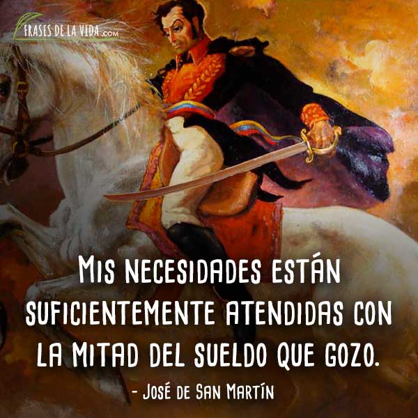 Frases nocturnas… Mis necesidades están suficientemente atendidas con la mitad del sueldo que gozo.