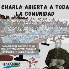 Mesa por la Memoria – Charla abierta a toda la comunidad