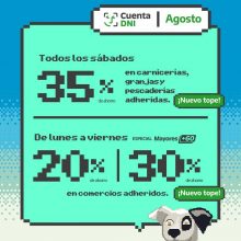 Llegó Agosto, llegaron las promos de Cuenta DNI