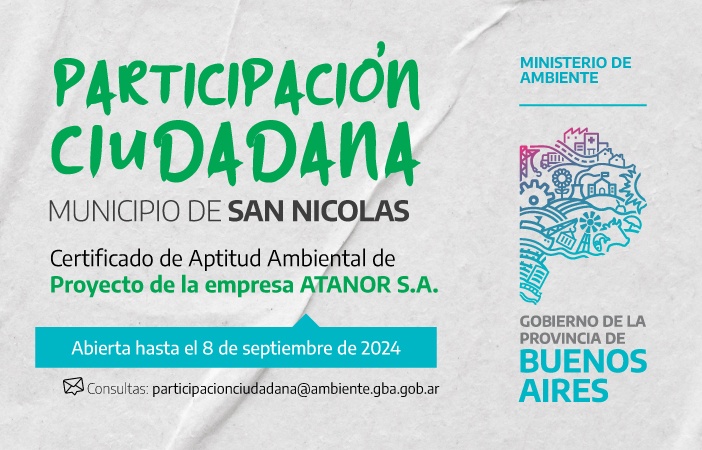 Participación Ciudadana en San Nicolás por ATANOR