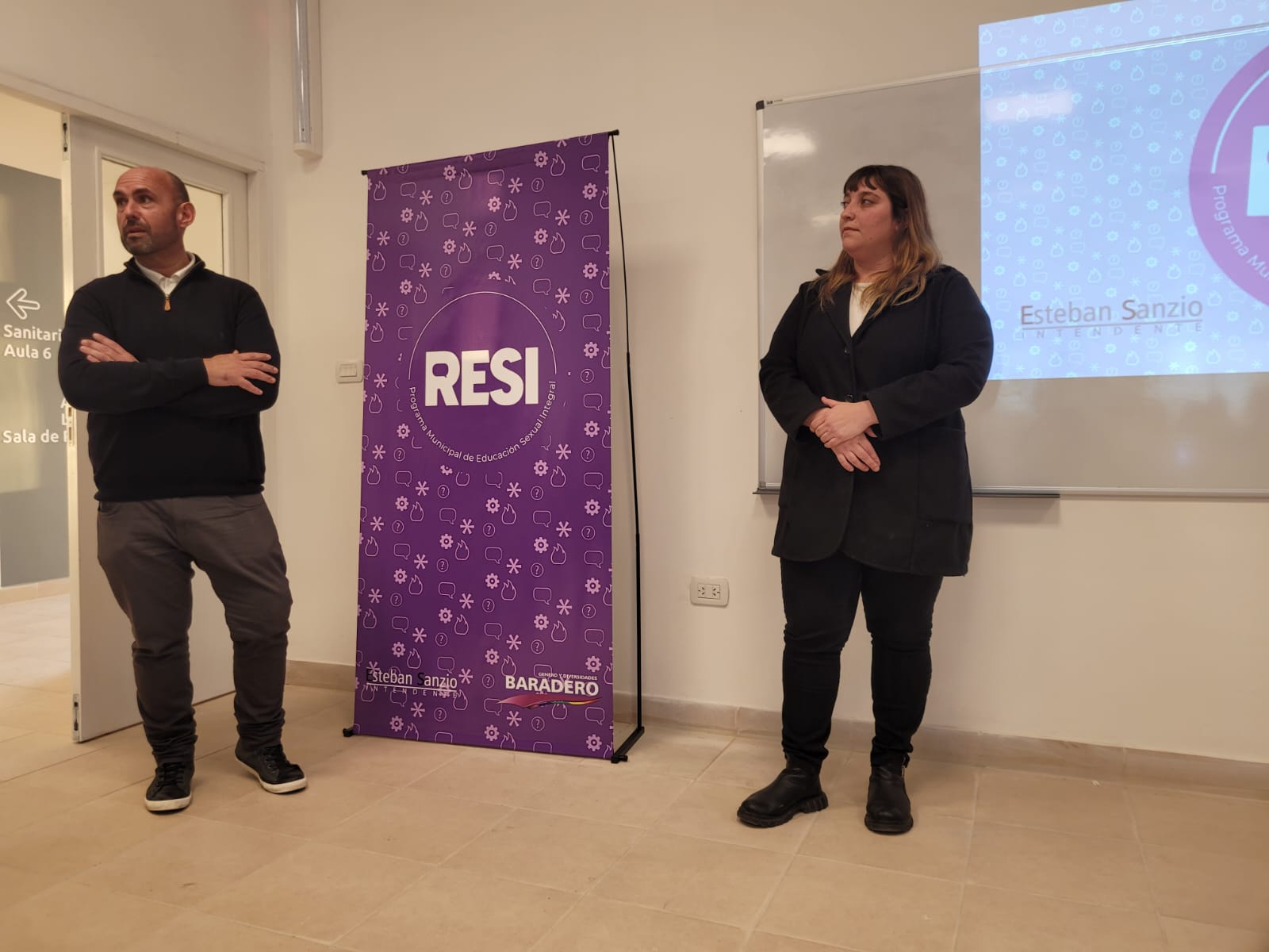 El intendente Esteban Sanzio encabezó la presentación de RESÍ, el programa municipal de Educación Sexual Integral