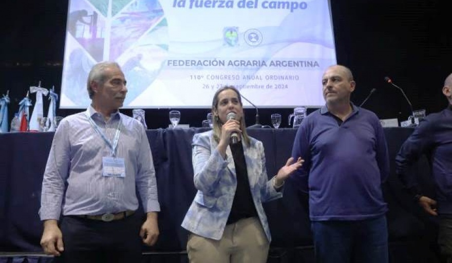 Andrea Sarnari es la nueva titular de la Federación Agraria Argentina