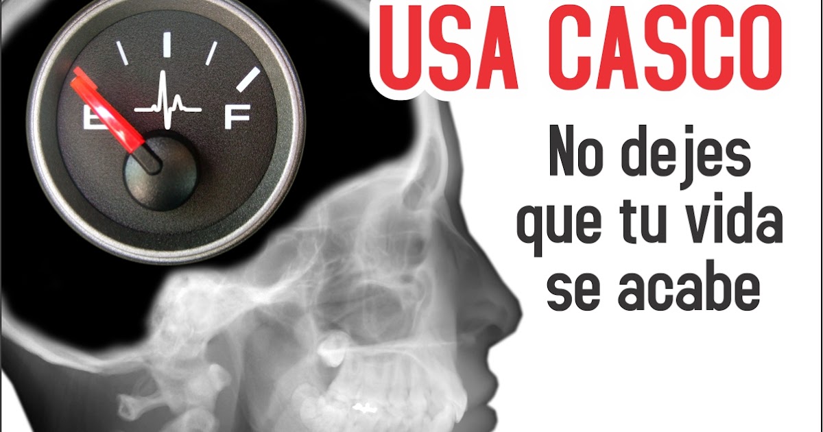 Tu vida no tiene repuesto: ¡Usá el casco!