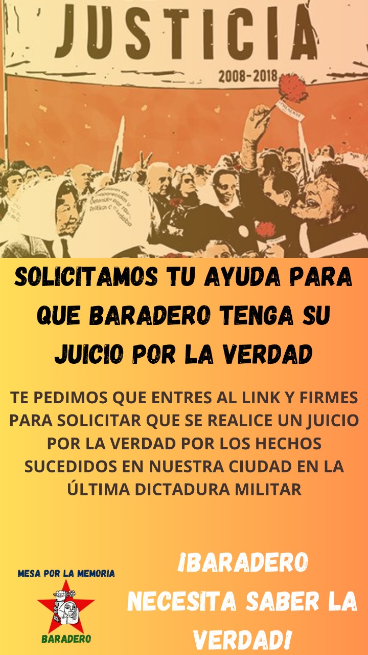 Saint Amant IV: Solicitan al TOF N°2 de Rosario un Juicio por la Verdad en Baradero