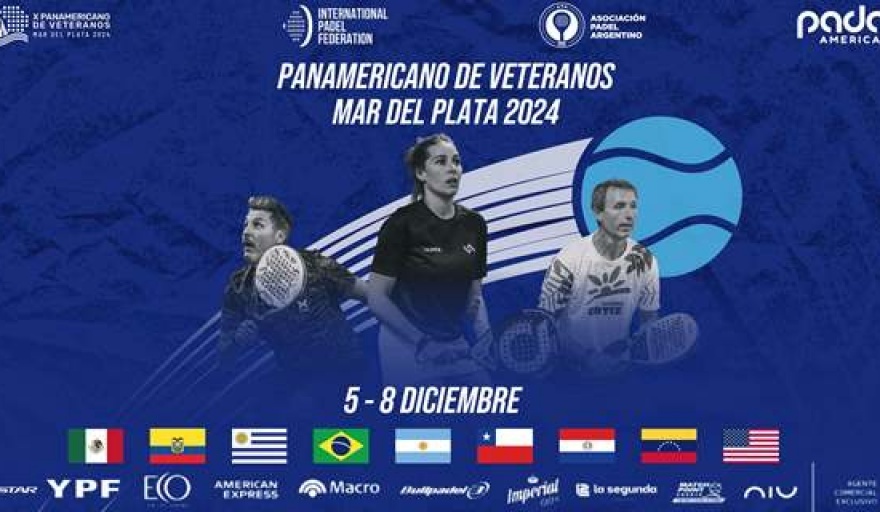 Mar del Plata: sede del X Panamericano de Veteranos de Pádel