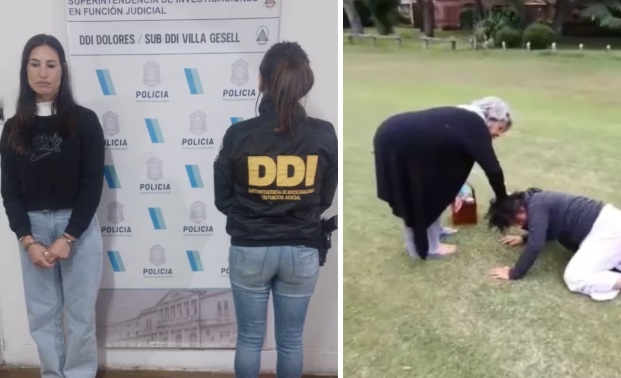 Por atacar a una persona que tomaba mates en el golf de Pinamar : Celeste Lorena López de 44 años fue detenida por intento de homicidio.