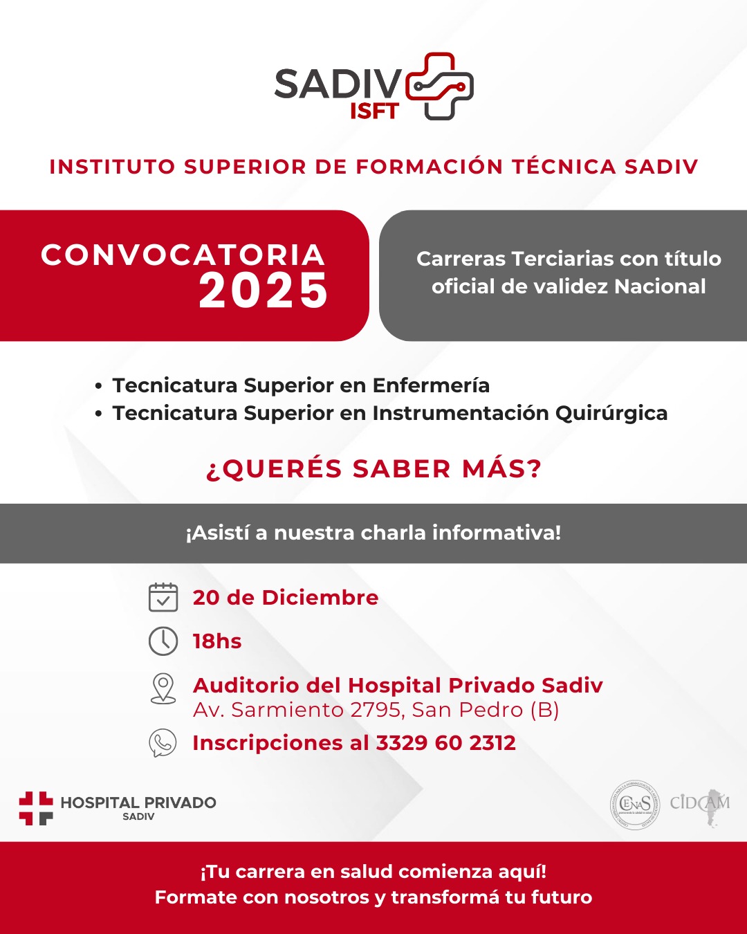 Presentación Oficial del Instituto Superior de Formación Técnica SADIV