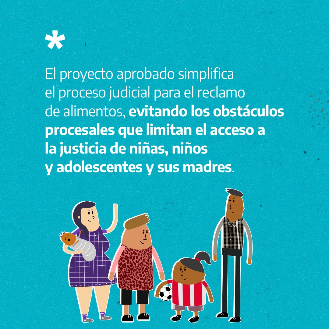 Nueva ley que regula la cuota alimentaria de niñas, niños y adolescentes.