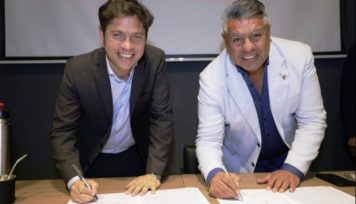 Provincia y la AFA acuerdan puesta en valor y uso del Estadio «Diego Armando Maradona»