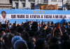 Multitudinaria marcha de jubilados en el Congreso