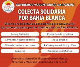 Solidaridad con Bahía Blanca.