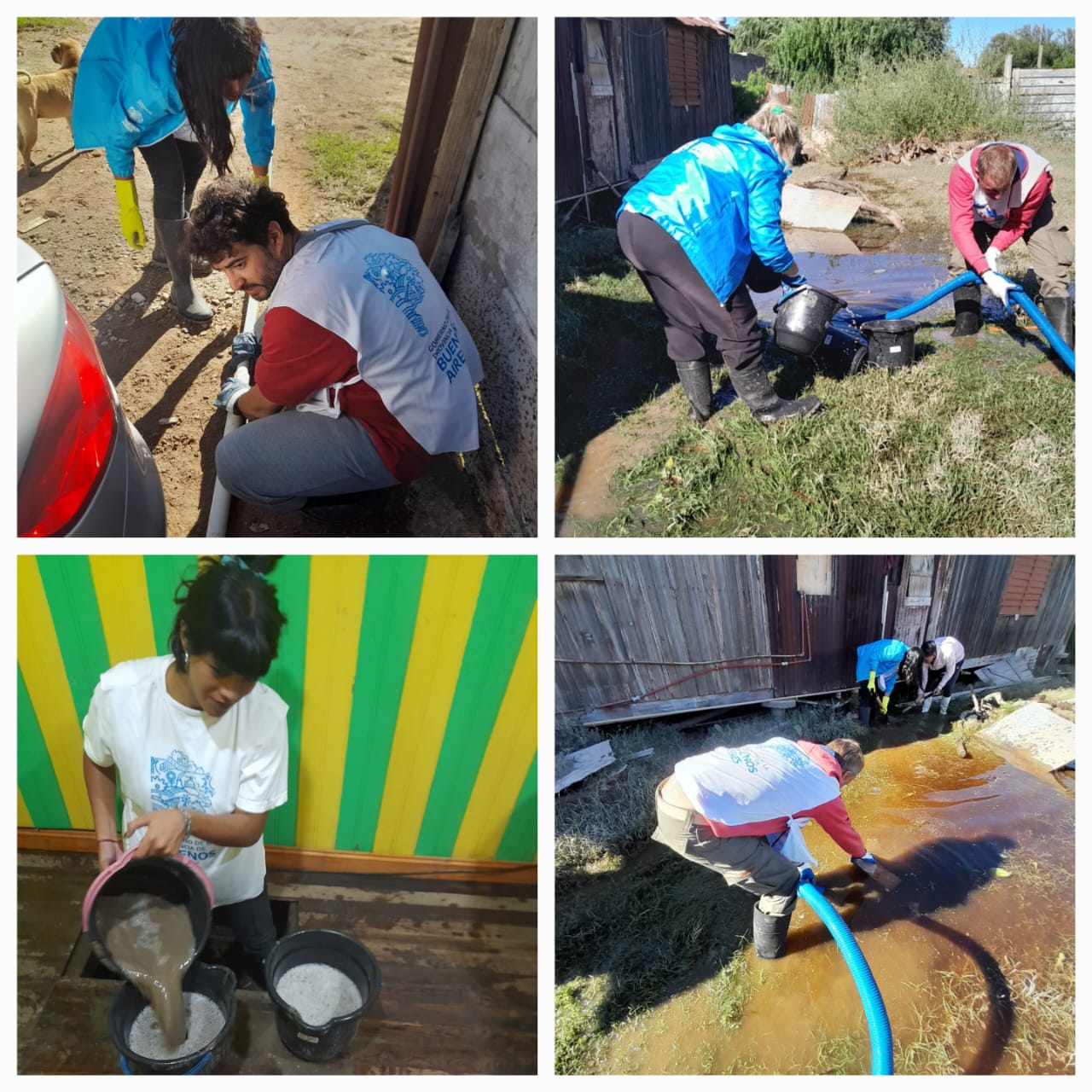Bonaerenses Solidarios de Baradero presentes en Bahia Blanca