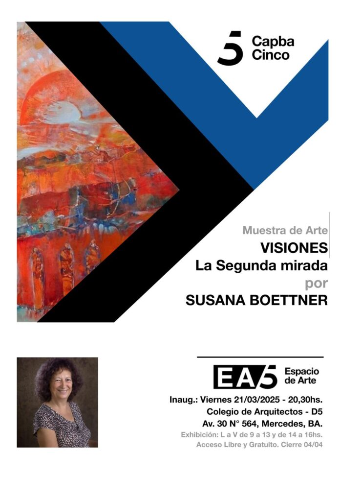EL PRÓXIMO VIERNES 21 SE INAUGURARÁ UNA NUEVA MUESTRA EN EL COLEGIO DE ARQUITECTOS
