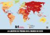 Desde que asumió Javier Milei, Argentina descendió 47 lugares en el ranking global de libertad de prensa