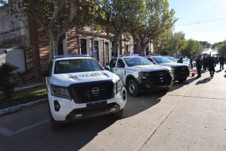Kicillof envió ocho nuevos patrulleros y veintidós agentes locales a San Pedro