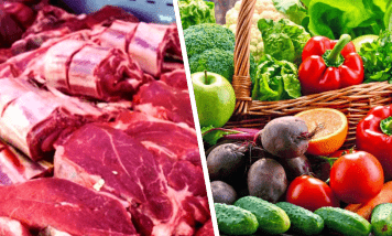 Mientras suben las carnes, bajan frutas y verduras en el Mercado Central