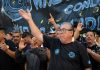 El Director de DDHH estuvo en la marcha de la CGT por el Día del trabajador