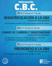 CBC | Apertura de inscripciones