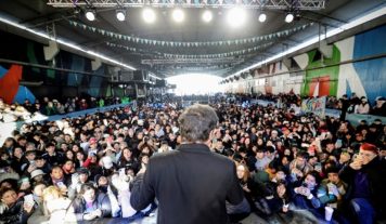 Kicillof celebró los 15 años del programa Envión junto a más de 4.000 jóvenes bonaerenses