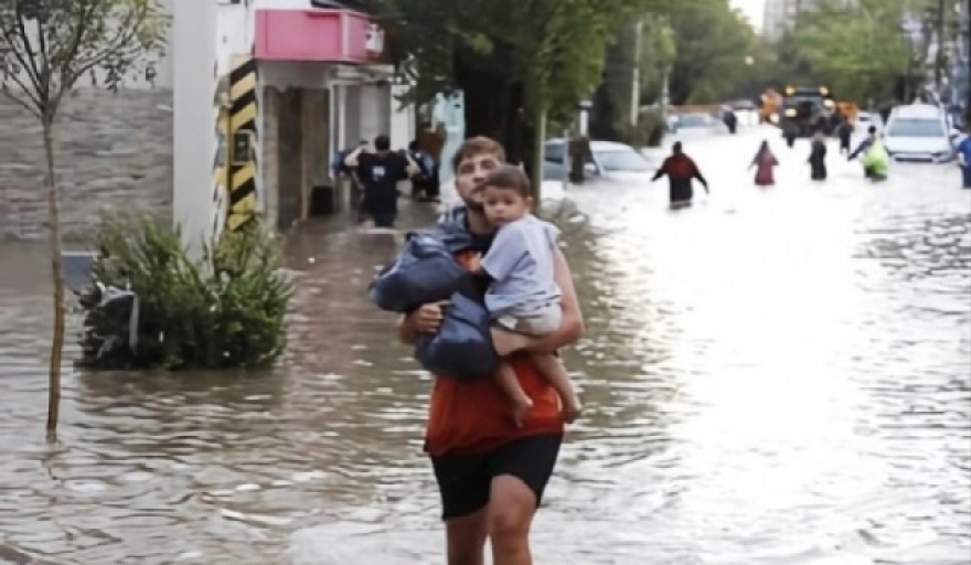 Milei redujo a la mitad el fondo de emergencia prometido luego del temporal