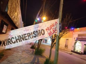 La banalización del «NUNCA MÁS» en el local de LLA de Baradero