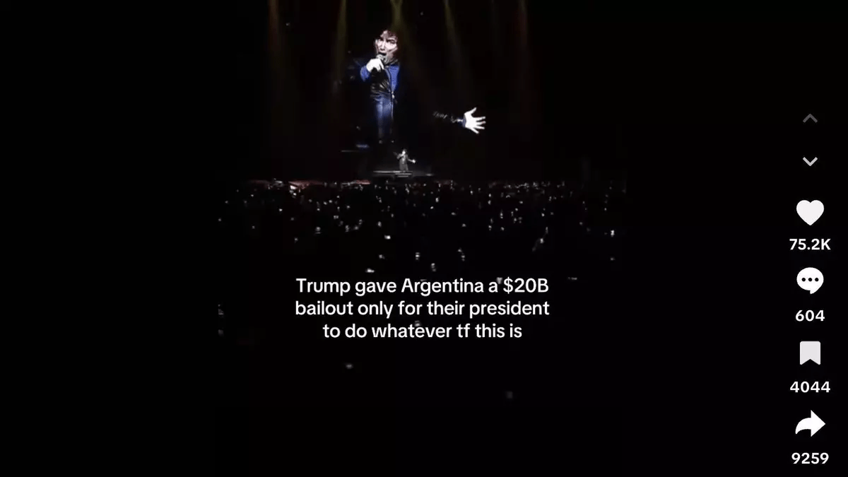 El Partido Demócrata de EE.UU. se burla de Milei en Tik Tok y ya hay interna en el gobierno de Trump