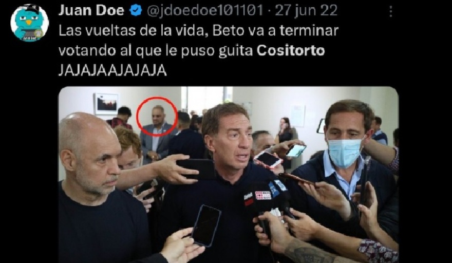 Desde prisión, Cositorto afirmó que financió la campaña de Santilli