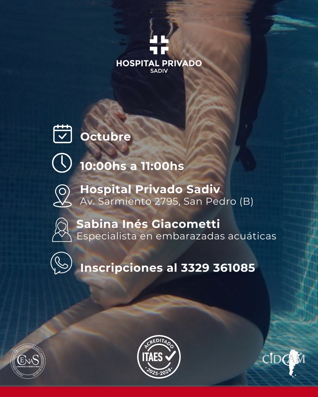 Nuevo espacio de bienestar: Trabajo Corporal Acuático para Embarazadas