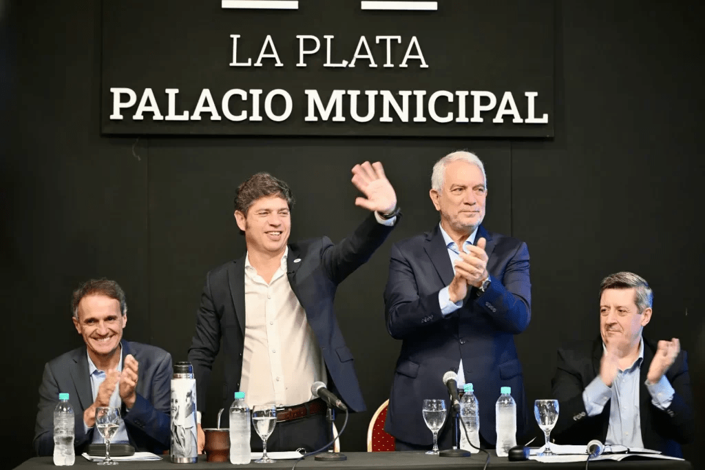 Kicillof y Katopodis inauguraron la rehabilitación del Acueducto en La Plata
