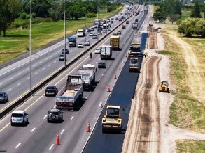 Avanza a buen ritmo la construcción del cuarto carril en Autopista Buenos Aires-La Plata
