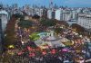 El mensaje final de la multitudinaria marcha: “¡Ni una menos: vivas, libres y desendeudades nos queremos!”