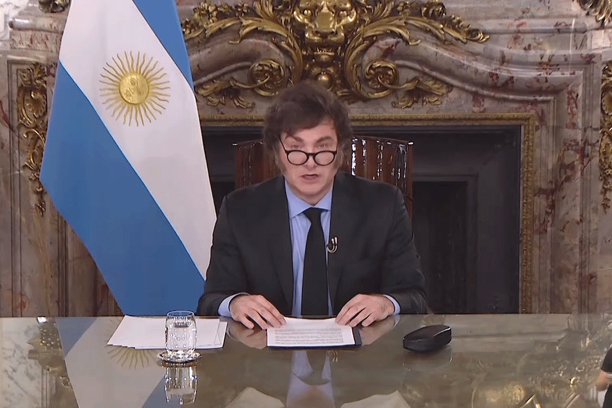 Milei usará la cadena oficial para imponer la reforma del Banco Central